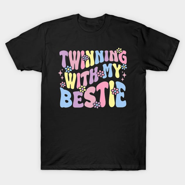 Friends Twinning With My Bestie Spirit Week Girls T-Shirt by Cristian Torres